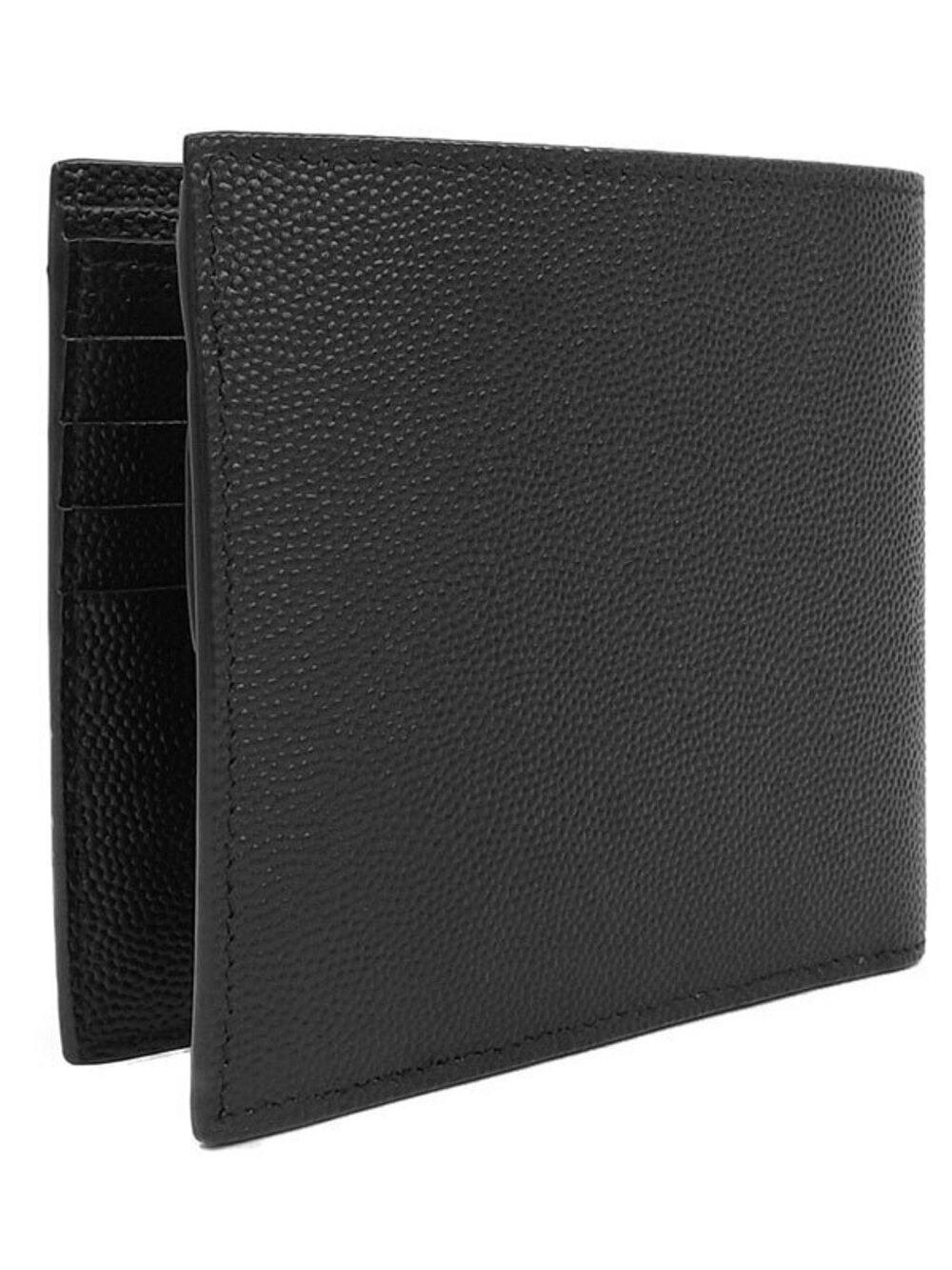 Saint Laurent West fold Paris East Wallet Short Bi Black
